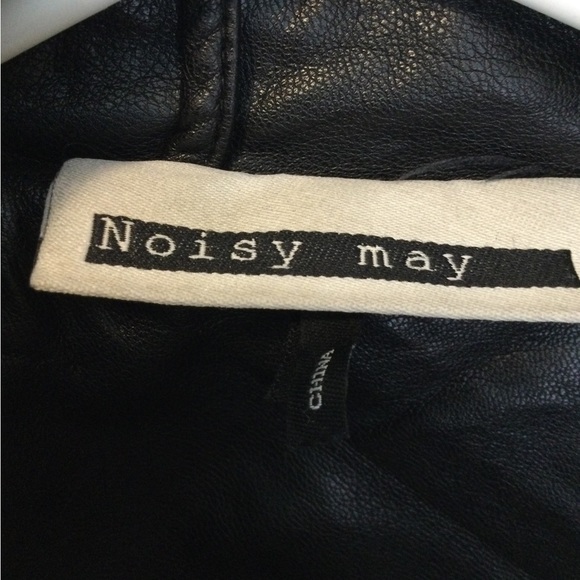 Faux Leather Motorcycle Style jacket from M Mendocino, size S - Picture 4 of 5